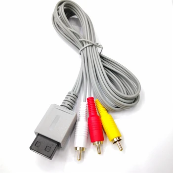 1,8 м 3 RCA кабель консоли контроллера Аудио-Видео AV-кабель Композитный 480p Позолоченный 3RCA для кабельного шнура will