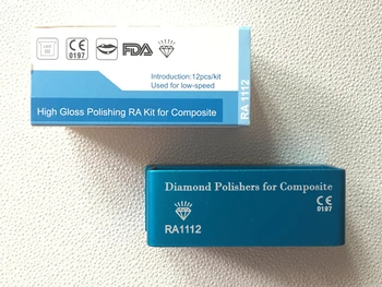 1 комплект Стоматологический композитный полировальный набор RA1112 Новый бренд Diamond polishers Set