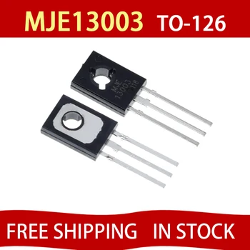 10 шт./лот MJE13003 E13003-2 E13003 TO-126 Транзистор 13003 Новый Оригинальный Бесплатная доставка