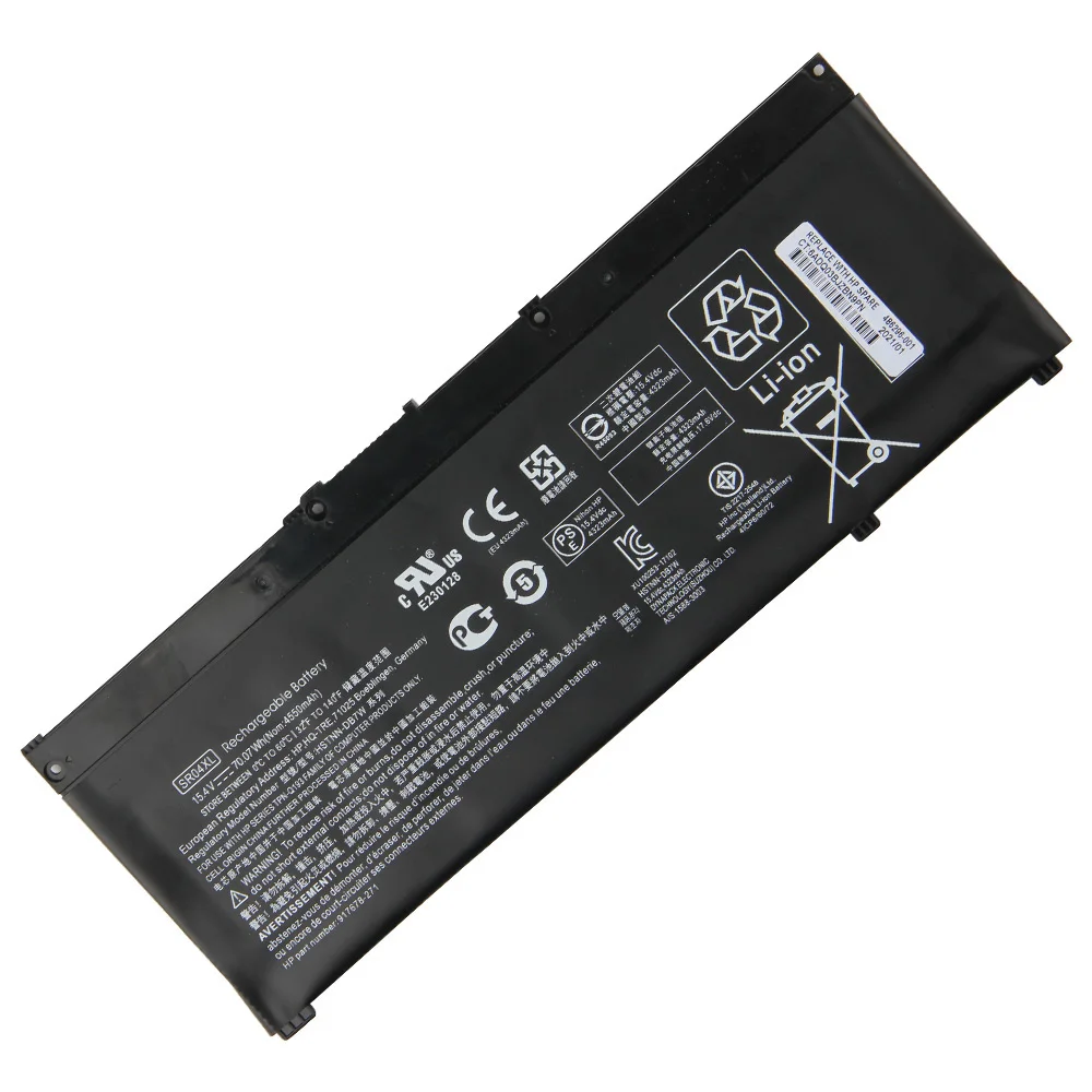 Оригинальный аккумулятор SR03XL SR04XL для HP 15-CE 15-CB15-DC HSTNN-DB7W 15-CX TPN-Q211 TPN-Q193 TPN-C133 TPN-Q194 TPN-C134 Omen 15
