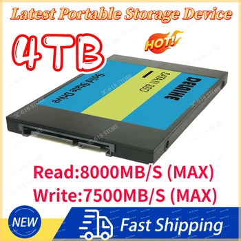 12 ТБ 8 ТБ 4 ТБ Высокоскоростной Новый 2023 SSD 128 ГБ SATA3 2,5 Дюйма 512 ГБ 1 ТБ 2 ТБ Жесткий диск Твердотельный диск HD HDD для Настольного Ноутбука