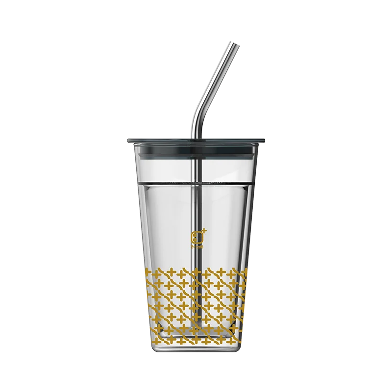 Кружки Brewista, посуда для напитков, Стеклянный стакан с двойными стенками и кофейная чашка с соломинкой
