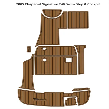 2005 Платформа для плавания Chaparral Signature 240, Кокпит, лодка, Напольный коврик из EVA Тика