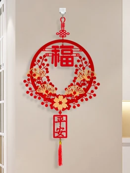 2023 Кролик Новогодний Весенний фестиваль новоселье Китайский узел украшения гостиной подвесное настенное украшение макет двери