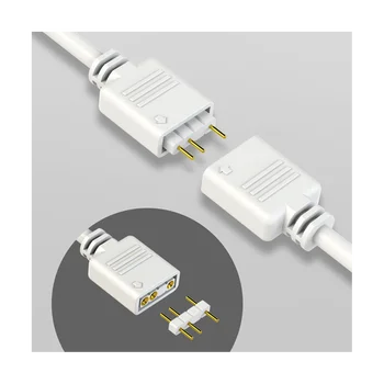 3-контактный удлинитель 5 В для материнской платы компьютера, 1 Точка, 4 точки Подключения кабеля-концентратора, Разветвитель ARGB, белый