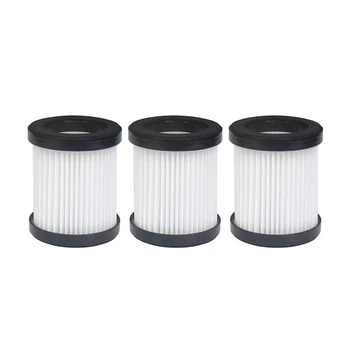 3 шт. HEPA-фильтр для Беспроводного ручного пылесоса MOOSOO XL-618A, Фильтрующие элементы, Сменные Аксессуары, запчасти