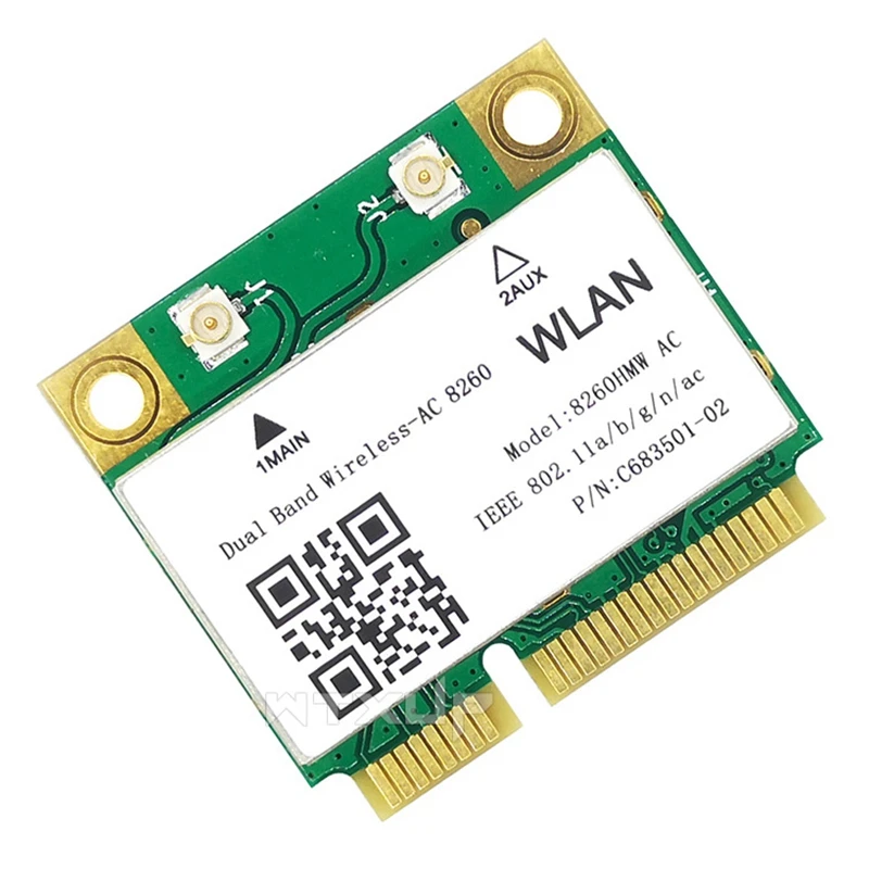 1200 Мбит/с Сетевая карта 8260Hmw Ac 2,4 G + 5G Mini Pci-E Card 4,2 Bluetooth Wifi Карта 802.11Ac 867 Мбит/с Для Ноутбуков/Компьютеров