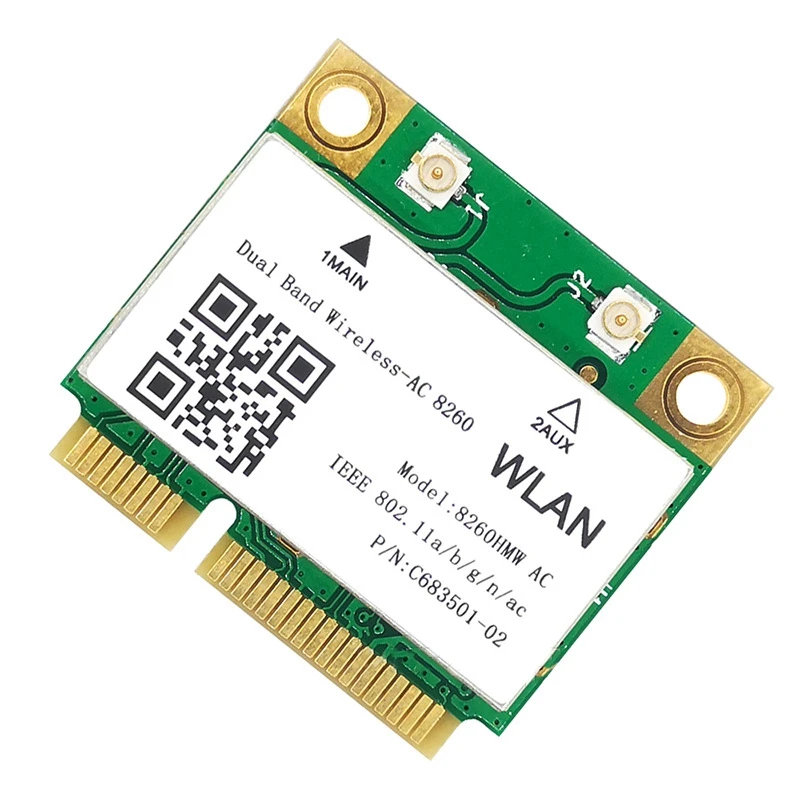 1200 Мбит/с Сетевая карта 8260Hmw Ac 2,4 G + 5G Mini Pci-E Card 4,2 Bluetooth Wifi Карта 802.11Ac 867 Мбит/с Для Ноутбуков/Компьютеров