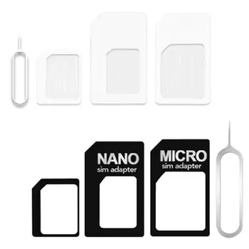 4 в 1 Преобразование Nano SIM карты в Micro Стандартный адаптер для iphone для Samsung 4G LTE USB Беспроводной маршрутизатор