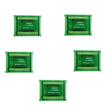 5ШТ 2.4G NodeMCU Lua WIFI ESP8266 Wifi GPIO DIN-рейка Плата Расширения коробки для Arduino PLC