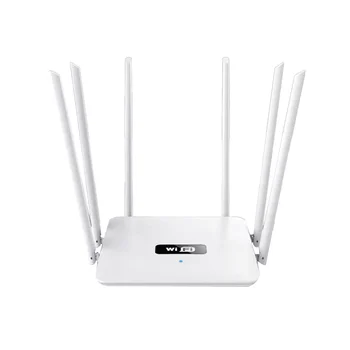 6 Антенн WiFi Маршрутизатор Беспроводной Маршрутизатор 2,4 G 300 Мбит/с точка доступа/режим набора номера WiFi Ретранслятор 6 Антенн с высоким коэффициентом усиления для компании (штепсельная вилка США)