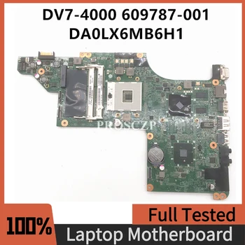 609787-001 630985-001 Для HP Pavilion DV7T DV7-4000 Материнская плата ноутбука DA0LX6MB6H1 DA0LX6MB6F2 с HM55 HD5470 512M-GPU 100% Тест
