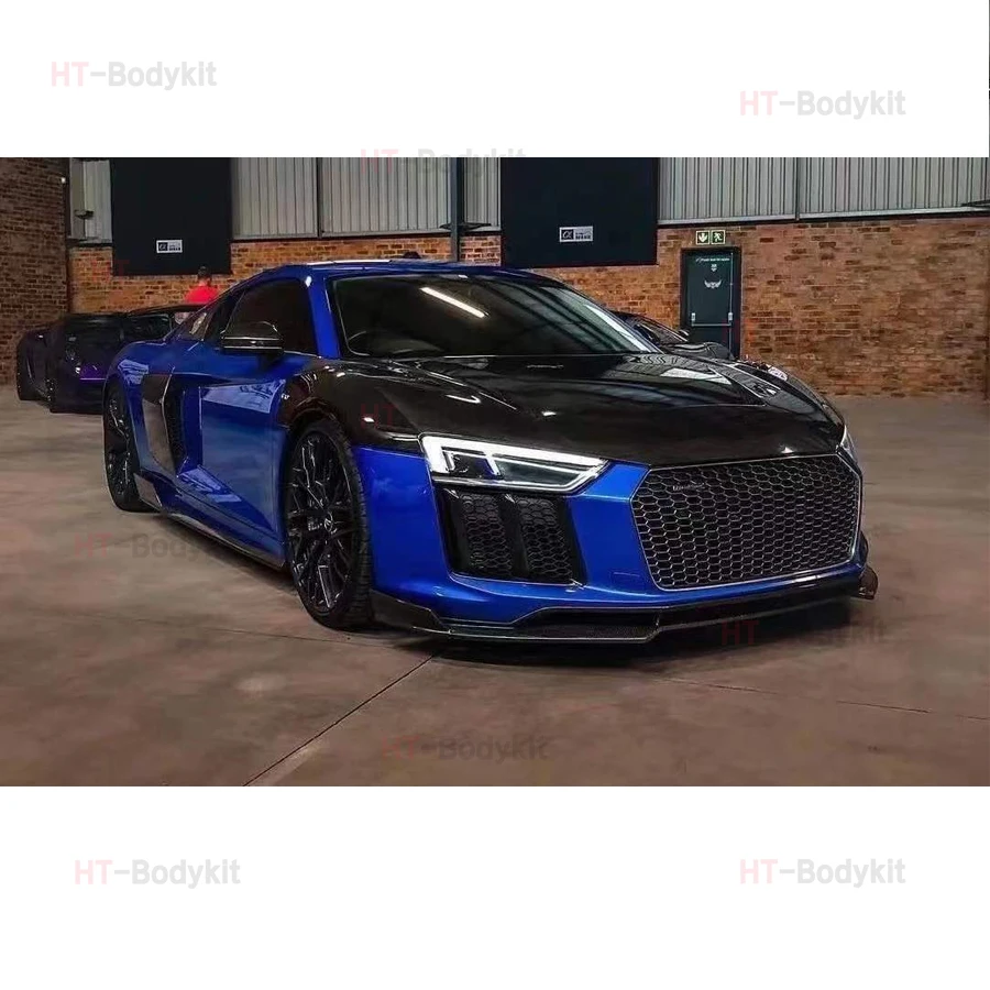 Для Тюнинга Audi R8 2017-2019 Высококачественный Материал Из Углеродного Волокна Крышка Двигателя Капот Для Audi R8 Капот