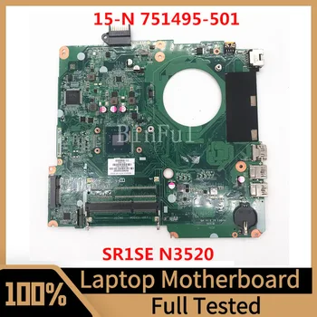 751495-001 751495-501 751495-601 Материнская плата для ноутбука HP 15-N Материнская плата DA0U87MB6C0 с процессором SR1SE N3520 100% Полностью работает