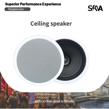 8-дюймовый потолочный динамик с полным спектром громкоговорителей объемного звучания 360, мощная акустическая система для домашнего кинотеатра