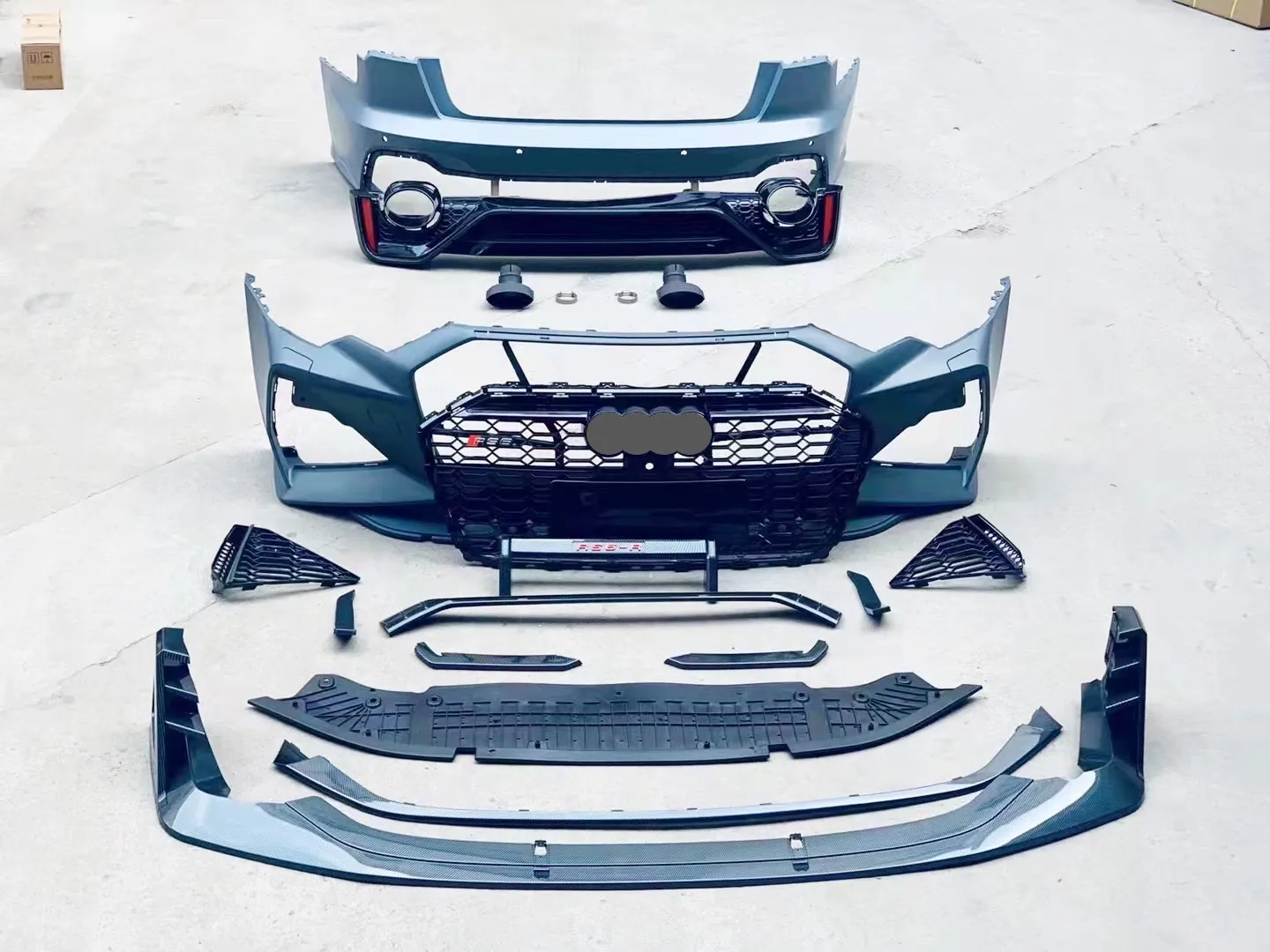 Обвес Полный комплект автомобильных бамперов типа RS6 для обновления A6 C8 RS6 Bumper Auto Body Systems 2020-2022