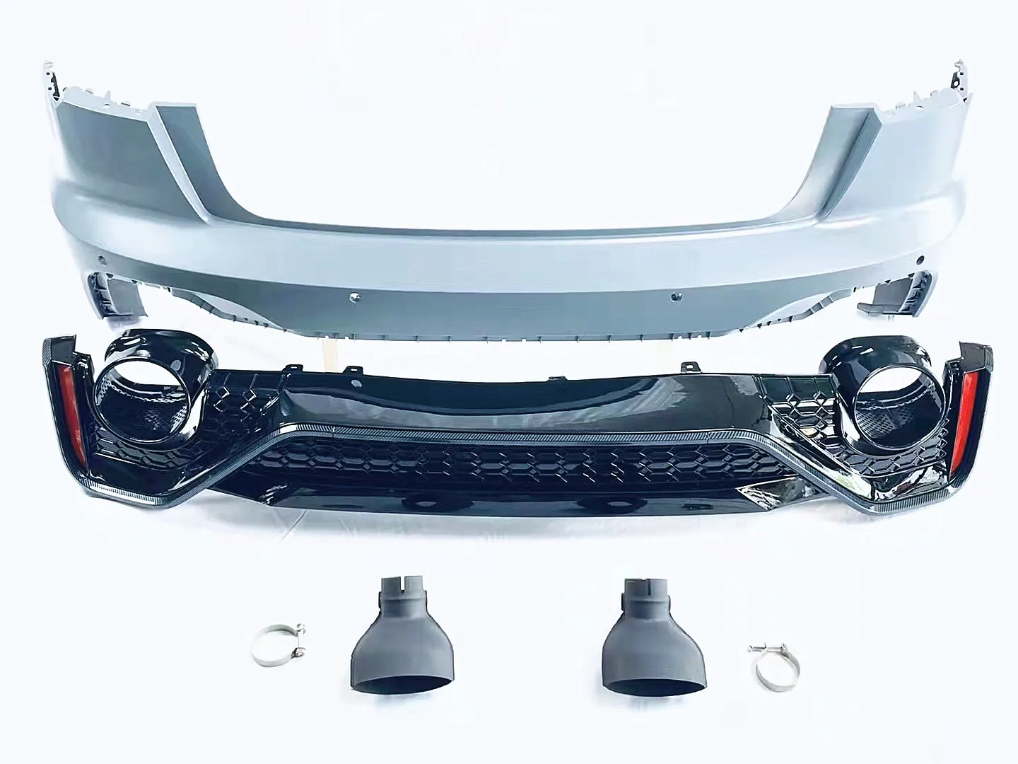 Обвес Полный комплект автомобильных бамперов типа RS6 для обновления A6 C8 RS6 Bumper Auto Body Systems 2020-2022