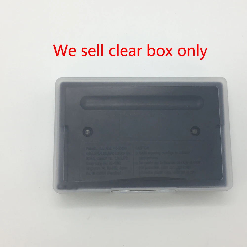 50 шт. в партии Игровая коробка для MD game storage box коллекционный чехол для Genesis master system Game Cartridge protection box Американская версия