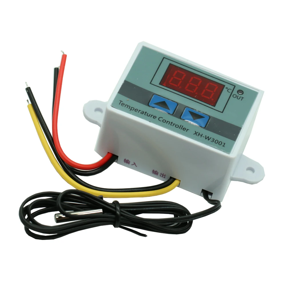 1ШТ 10A 12 В 24 В 220 В Переменного тока Цифровой светодиодный Регулятор Температуры для Arduino Охлаждающий Нагревательный Переключатель Термостат NTC Датчик