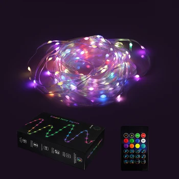 Benexmart BLE RGB Сказочный Струнный Светильник для Рождественской Елки 5 м 10 м Dreamcolor LED Strip Light iDeal LED APP 24Key IR Control