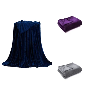 BMBY-Фланелевое Одеяло, Простое Одеяло Для дивана, Тонкое Фланелевое Одеяло для путешествий, которое можно стирать в машине, мягкое и теплое зимой
