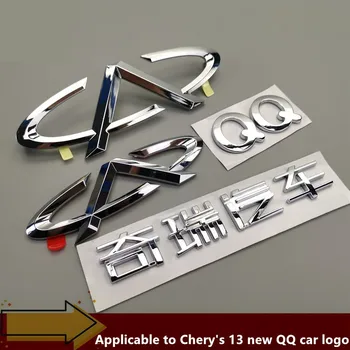 Chery 2013 новый QQ передний задний логотип, буква номерного знака, наклейка на хвост, китайская наклейка на автомобиль, логотип Chery, высококачественные аксессуары