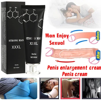 Gel para agrandar el pene masculino, Juguetes sexuales para el crecimiento del pene, crema retardante de erección duradera, mejo