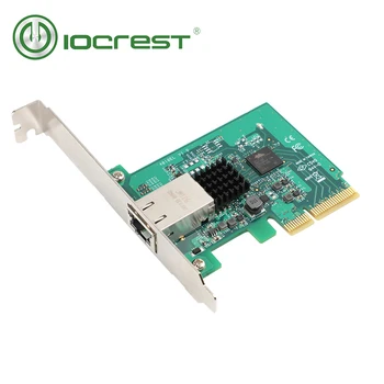 IOCREST PCI-Express x4-однопортовый сетевой адаптер 10G/2.5G/1000M/100/10M RJ45 Lan Ethernet gigabit nic сетевая карта