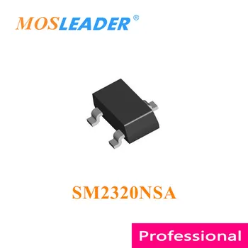 Mosleader SM2320NSA SOT23 3000 шт. SM2320 SM2320NSAC-TRG N-канальный 20 В 2.8A 6.3A Сделано в Китае Высокого качества