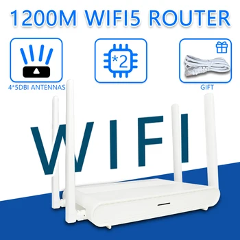 OPTFOCUS WIFI5 1200 Мбит/с маршрутизатор Wifi Gigabit 4 WAN LAN AC1200 Roteador 2,4 g 5,8 g Двухдиапазонный Беспроводной маршрутизатор Для домашнего Интернета
