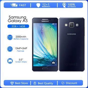Samsung Galaxy A5 Восстановленный-Оригинальные сотовые телефоны A500S A500FU A500Y A500M A5000 A500F LTE 5.0 