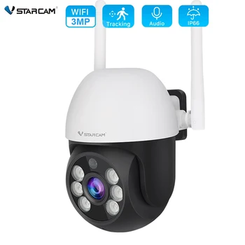 Vstarcam Наружные 3-Мегапиксельные WIFI Камеры AI Слежение За Движением IP-Камера Видеонаблюдения Ночного Видения Полноцветная Беспроводная Водонепроницаемая