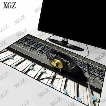 XGZ Крутые Наушники Музыкальный Офис Большой Коврик Для Мыши Игровой Геймер Игровой ПК Ноутбук Коврик Для мыши Клавиатура Компьютерный Стол Аниме Коврик для планшета