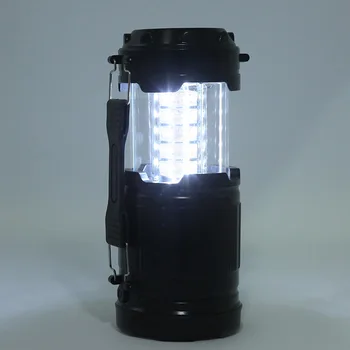 ZK40 3 * COB Лампа для палатки светодиодный Портативный фонарь Телескопическая лампа для кемпинга Водонепроницаемый Аварийный светильник С питанием от 3 * AAA рабочего света