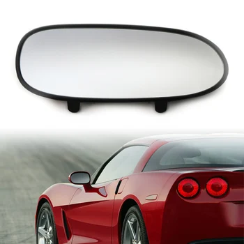 Автомобильное левое зеркало заднего вида, Гладкое стекло с подогревом для Chevrolet Corvette 2005 2006 2007 2008 2009 2010 2011 2012 2013