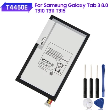 Аккумулятор для планшета T4450E T4450C Для Samsung GALAXY Tab 3 8,0 T310 T311 T315 Сменные Батарейки 4450 мАч