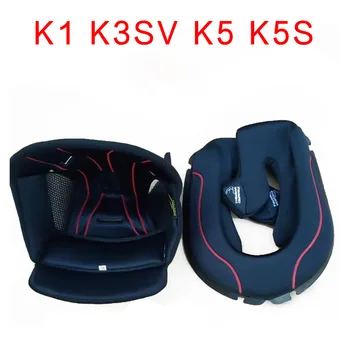 Аксессуары для Шлемов AGV K1 K3SV K4 K5 Подкладка Защита Носа Вентиляционное Отверстие для рта Верхняя Часть Мотоциклетного Внутреннего Козырька Базовый Замок Запчасти