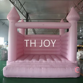 бесплатная доставка по воздуху до двери, коммерческий взрослый детский надувной свадебный надувной замок/розовый черный надувной домик для вечеринки