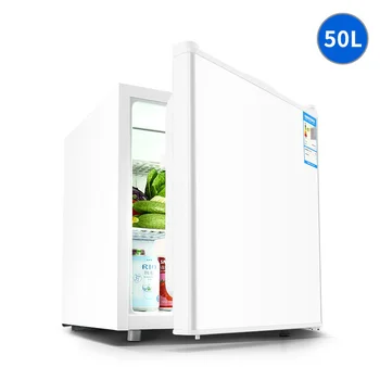 Бытовой небольшой холодильник с одним холодильником объемом 50 литров, Экономящий энергию, Маленький Холодильник с одной дверью, охлаждаемый в общежитии