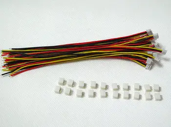 Горячая продажа 40 комплектов Mini Micro ZH 1.5 3-контактный разъем JST с проводами-кабелями