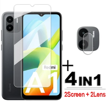 Для Redmi A1 Стекло С Полным Клеем Прозрачная Защитная Пленка Для экрана Для Redmi A1 2022 Закаленное Стекло Для Xiaomi Redmi A1 Объектив Flim 6,52 дюйма