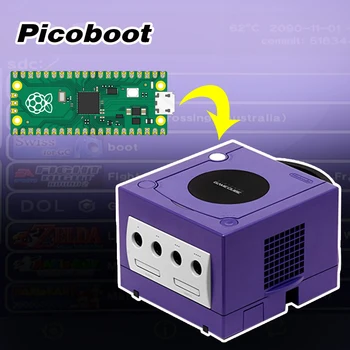 Для адаптера SD-карты Gamecube SD2SP2 + плата Raspberry Pi Pico Picoboot IPL Сменный модчип