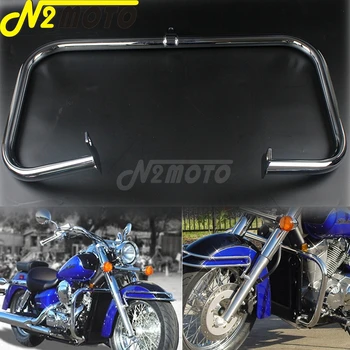 Для мотоцикла Honda Shadow Aero VT 750 750C 400 Хромированная защита двигателя Защита от Крушения на шоссе Защитный бампер 2004-2011