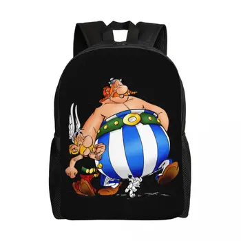 Индивидуальный рюкзак Obelixs для женщин и мужчин, повседневная сумка для книг для школы, колледжа, сумки для собак Asterixs Cartoon Dogmatix
