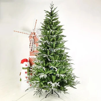 Искусственная Рождественская елка Белая Имитация снежной елки ПВХ Pe Рождественская елка Орнамент для украшения новогодней домашней вечеринки