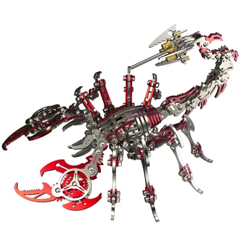 Механическое насекомое Скорпион, 3D модель, металлическая сборка, игрушка 