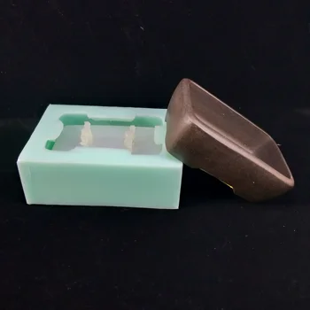 Новая прямоугольная силиконовая форма для цветочного горшка 3D ручная цементная форма силиконовая форма для бетона геометрическая форма для горшка