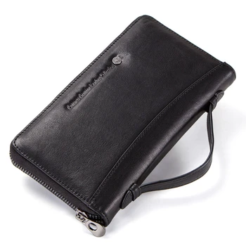 Новый дизайн, мужской дизайнерский кошелек из натуральной кожи, модная многофункциональная деловая роскошная сумка, голографический высококачественный кошелек