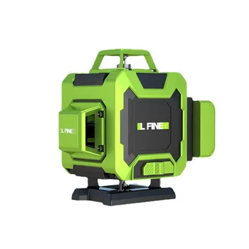 Новый Лазерный уровень 3D/4D 12/16 Зеленых линий, комплект лазерных уровней, Самонивелирующийся 360 Горизонтальный и вертикальный Супер Мощный зеленый луч