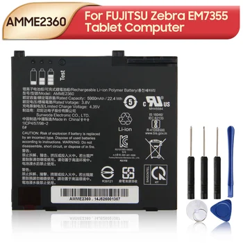 Оригинальная Сменная Батарея AMME2360 Для Планшетного компьютера FUJITSU Zebra EM7355 1ICP4/57/98-2 13J324002978 5900 мАч
